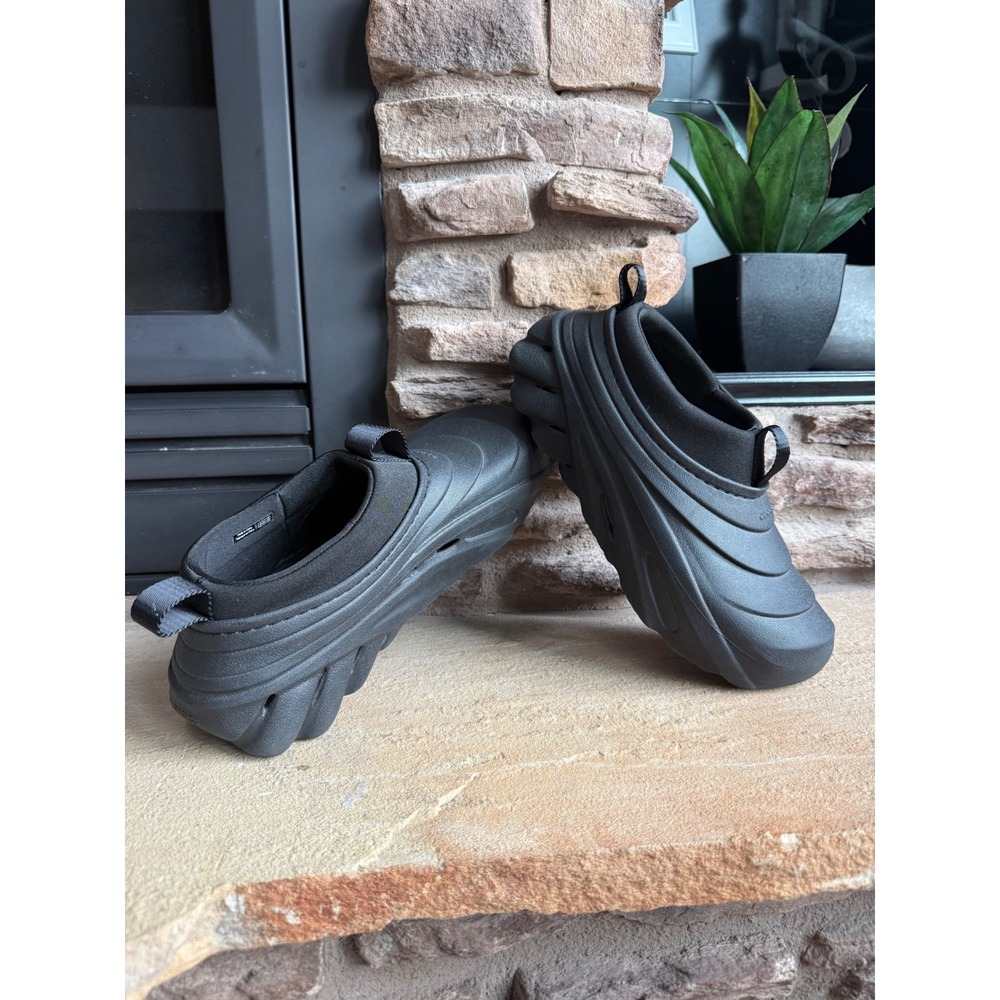 Crocs Echo Storm Black Slip-On Sneaker Clog Shoes Mens 8 Womens 10 209414-060